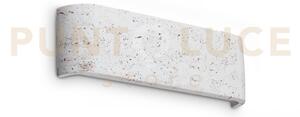 Delta applique biemissione led 10 w 1100 lm 3000k cemento 30cm