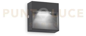 Dedra applique a parete antracite led 3000k 1,5w 160 lm ip65