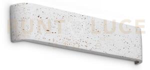 Delta applique biemissione led 14 w 1550 lm 3000k cemento 41cm