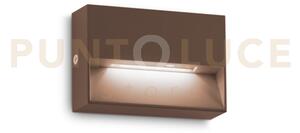 Dedra applique a parete coffee led 3000k 1,5w 160 lm ip65 10x6,6cm