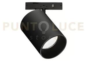 Deva spot nero led cob bridgelux 8 w 30° on-off 750 lm 3000 k d.4,5cm