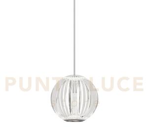 Diamond sospensione 1 luce led 3000k 5,5w 470 lm effetto cristallo