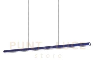 Dorica lampadario a sospensione 140cm led 3000k 35w 3900 lm blu ca