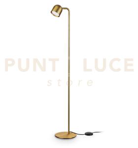 Dodo lampada da terra ottone 1 luce attacco gx53 lampadina inclusa 