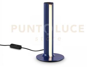 Dorica lampada da tavolo led 3000k 8w 1100 lm dimmerabile blu cann