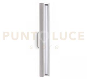 Dorica applique a parete led 3000k 8,5w 850 lm bianco cannettato