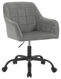 Sedia da ufficio - Sedie da ufficio - Sedia da ufficio girevole - Sedia da ufficio ergonomica - Altezza regolabile - Velluto