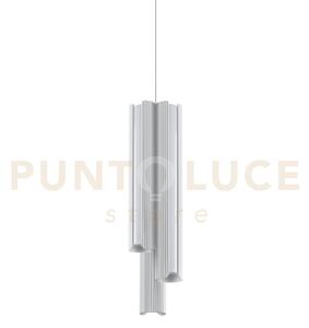 Dorica lampadario a sospensione 9,5cm led 3000k 27w 2950 lm bianco