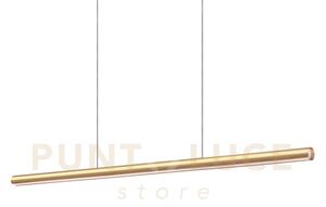 Dorica lampadario a sospensione 140cm led 3000k 35w 3900 lm rame l