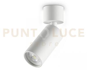 Dynamite faretto bianco orientabile 1 luce attacco gu10 4cm lampadi