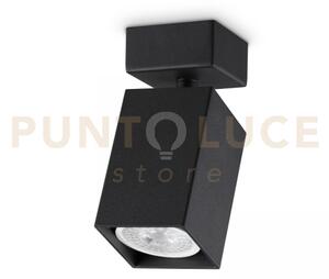 Dynamite faretto nero orientabile 1 luce attacco gu10 5,7cm quadrat