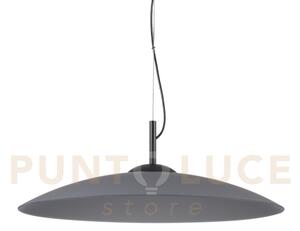 Eclipse lampadario sospeso 1 luce attacco gx53 d.60cm nero in vetro