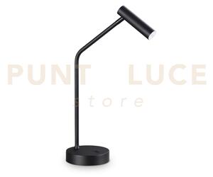 Easy lampada da tavolo in metallo orientabile con interruttore led 