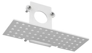 Ego recessed testata chiusura con foro per sistema binario bianco