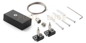 Ego low rosone con kit sospensione per sistema binario 48v 2000 mm 