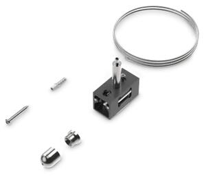 Ego bi-emission kit sospensione 1 kit x 900 mm 2085 mm nero per sis