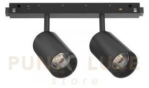 Ego spot double led cob citizen on-off 1700 lm 3000 k 16 w 30° nero
