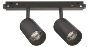 Ego spot double led cob citizen 2100 lm 4000 k 16 w 30° nero d.4x7cm