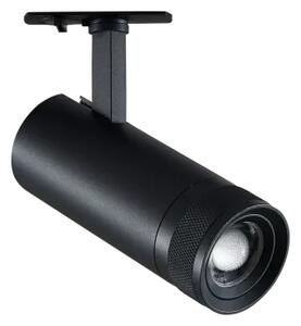 Eos proiettore 1-phase led cob bridgelux nero 15 w 20-55° on-off 17