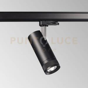 Eos proiettore 1-phase led cob bridgelux nero 25 w 20-55° on-off 29