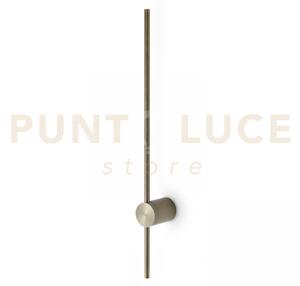 Essence round applique a parete 12 w on-off 1400 lm 3000 k ottone 75cm