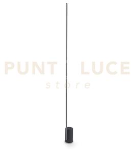 Essence round lampada da terra nera led 3000k 24w 2400 lm