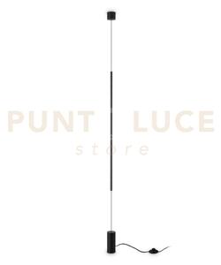 Essence round lampada da terra con sospensione 2700k 14w 1500 lm nera