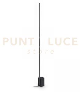 Essence square lampada da terra nera led 3000k 24w 2400 lm