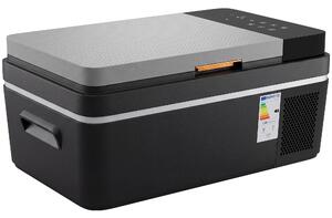 Outsunny Frigorifero a compressore 20L -20℃-20℃ Frigorifero elettrico con controllo APP, luci LED, porta USB, protezione batteria | Aosom Italy
