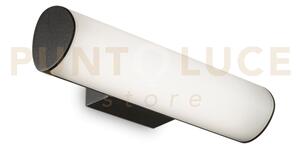 Etere applique ip44 nero led 3000k 9,5w 1000 lm 30x10cm