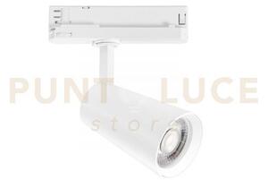 Faro binario led kone bianco in alluminio 24w 2365lm 3000k 22,4x13x