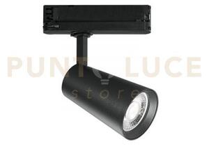 Faro binario led kone nero in alluminio 24w 2365lm 4000k 22,4x13x8 cm