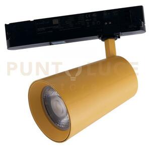 Faro binario led kone giallo in alluminio 24w 2365lm 4000k 22,4x13x