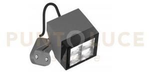 Faretto led pave antracite 17w 2300lm 3000k ip65 14,3x11,3x16,1cm