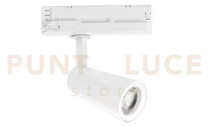 Faro binario led kone bianco in alluminio 13w 1175lm 3000k 20,5x11x