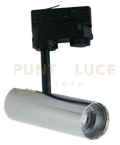 Faro binario led rocket cromo in alluminio 7w 500lm 4000k 16,5x16,5
