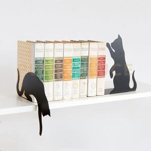 Ferma libri gatti nero