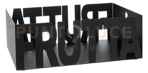 Fruttiera letter nero