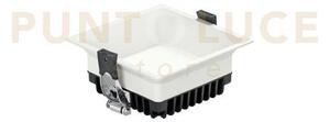 Inc-xanto-q110 incasso led xanto bianco quadrato 12w cct 3000k / 40