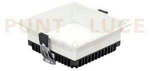 Inc-xanto-q145 incasso led xanto bianco quadrato 17w cct 3000k / 40