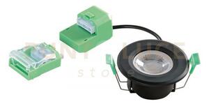 Incasso bbc nero in metallo dimmerabile 4w 300lm 750lm cct 2700k-65