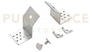 I-profilo-gash-stz kit 2 pezzi staffe con viti per profilo gash all