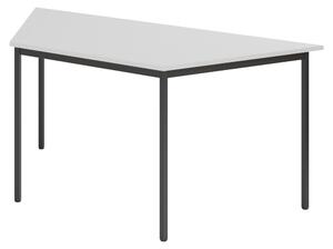 Tavolo da mensa bümö serie V - Dimensioni: trapezio: 160x69 cm, colore: grigio/nero