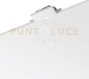 Incasso led comet quadrato in gesso 7w 900lm 4000k 120x120x28mm in 