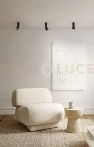 Kone faretto in alluminio nero con rotazione e inclinazione led 10w