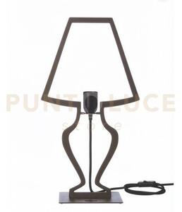 Lampada da tavolo design silhouette grande fango