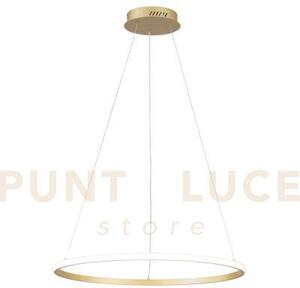 Lampadario a sospensione led axis oro 29w 3650lm cct3000 4000 6500k