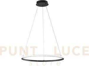 Lampadario a sospensione led axis nera 29w 3650lm cct 3000 4000 650