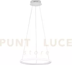 Lampadario a sospensione led axis bianca 29w 3650lm cct 3000 4000 6