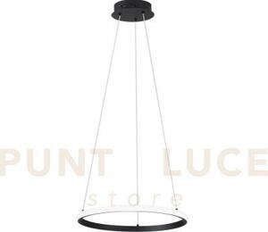 Lampadario a sospensione led axis nero 29w 3650lm cct 3000 4000 650